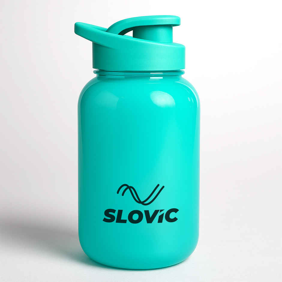 Slovic 600ml Water Bottle with Sipper Cap for Gym, Travel, Sports & Hydration-100% BPA Free