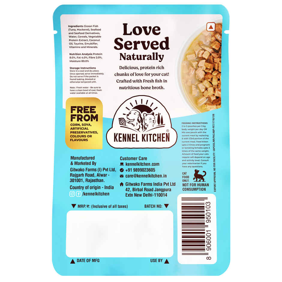 Kennel Kitchen Fish Chunks in Gravy Combo