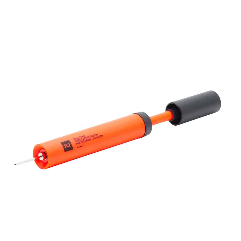 Decathlon Kipsta Single Action Compatible Ball Pump | Orange