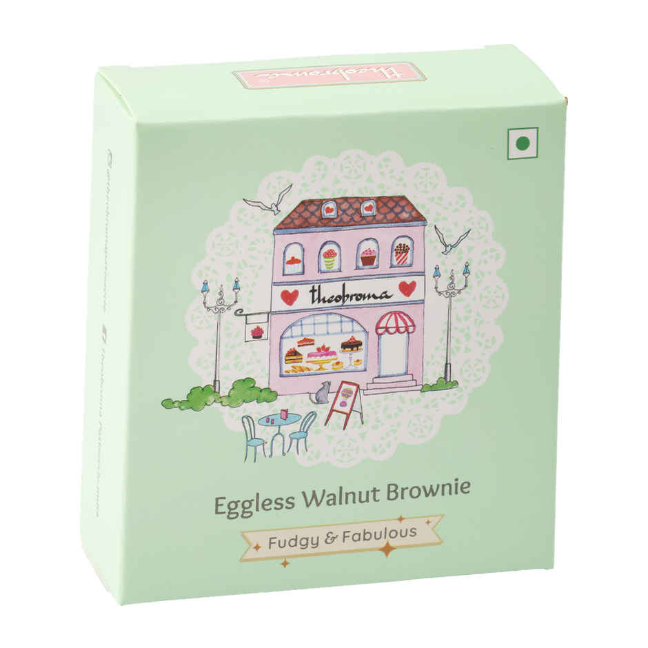 Theobroma Eggless Walnut Brownie