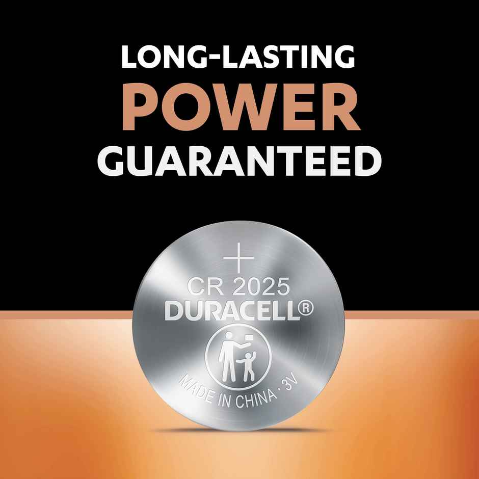 Duracell 2025 Lithium Coin Battery |Pack of 2