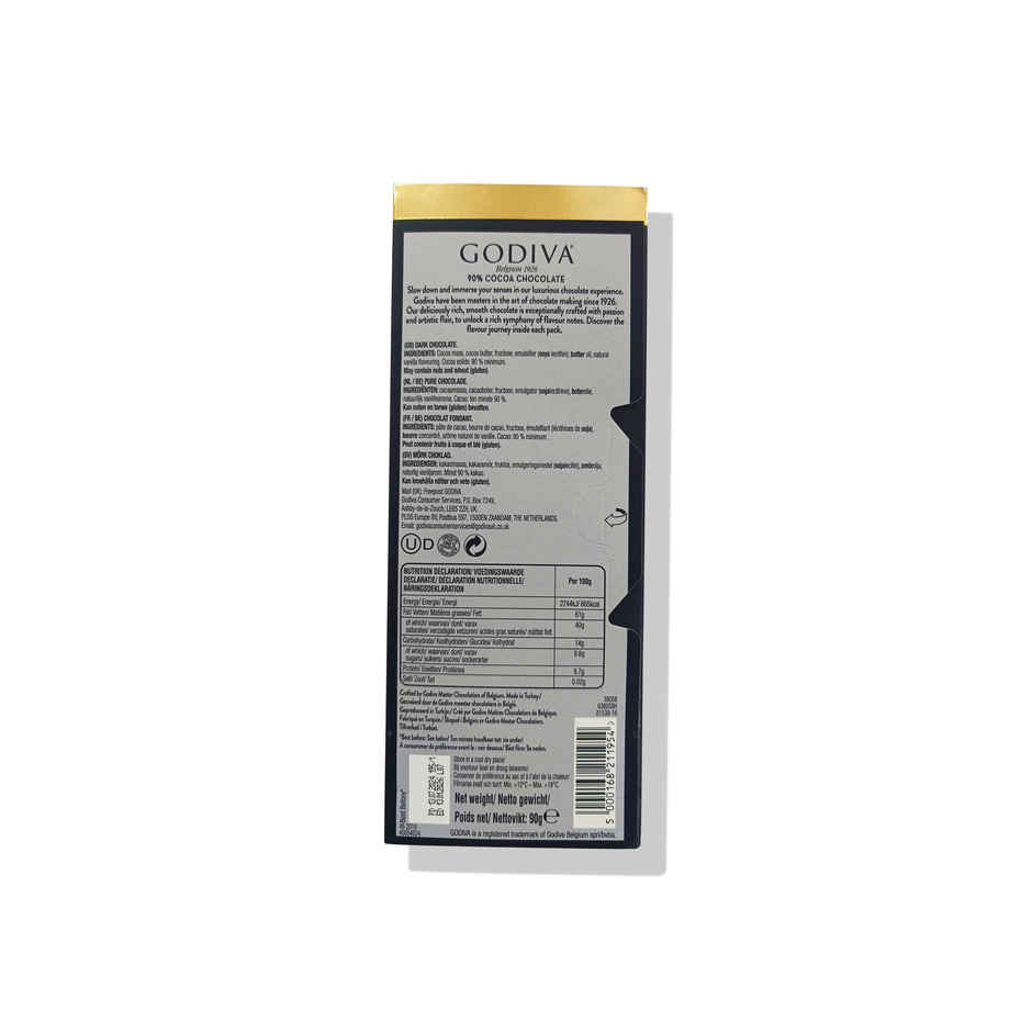Godiva 90% Cocoa Dark Chocolate