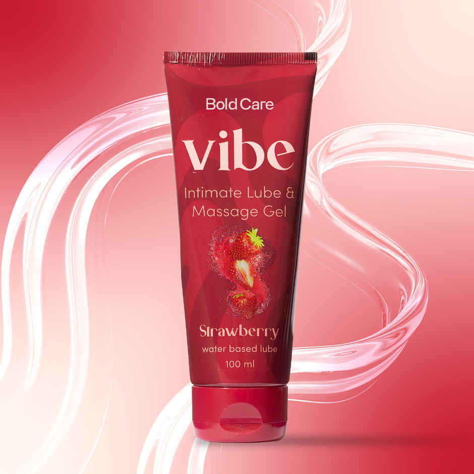 Bold Care Vibe - Strawberry Flavoured Water-based Intimate Lube