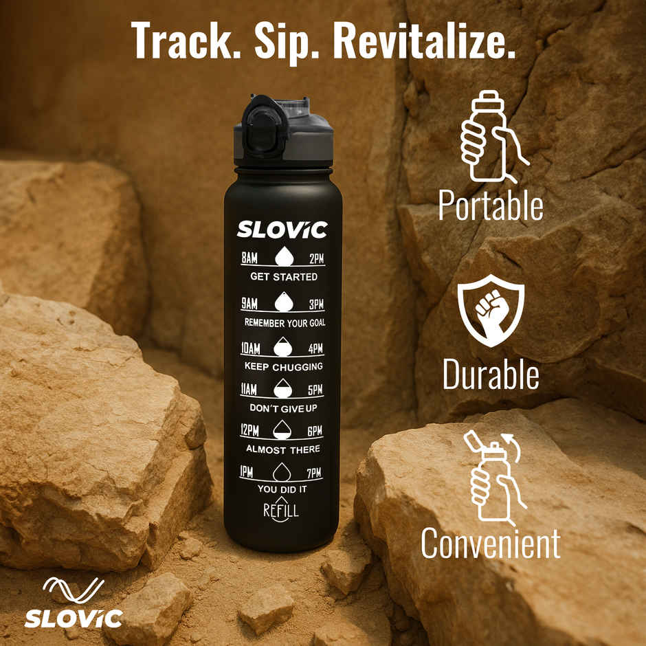 Slovic Sipper with Straw for Adults & Kids | Leakproof for Gym, School, and Travel