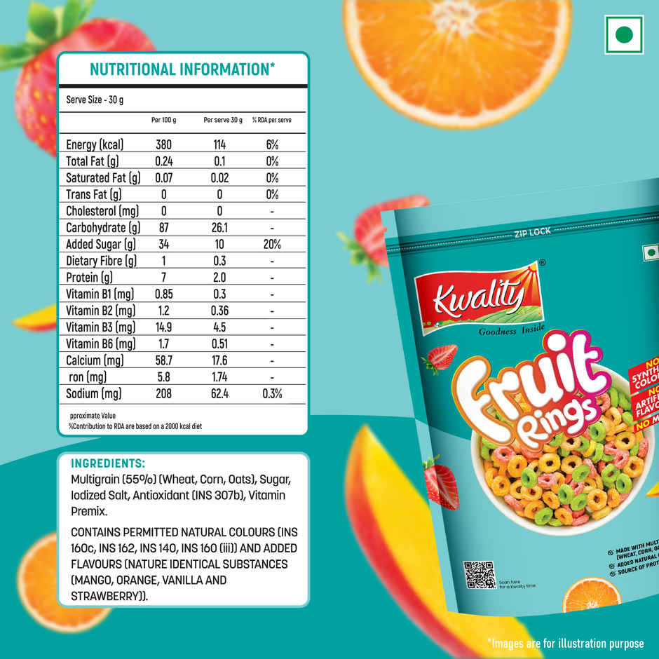 Kwality Fruitrings - Fruit Flavored Rings With Exciting Flavor Of Mango