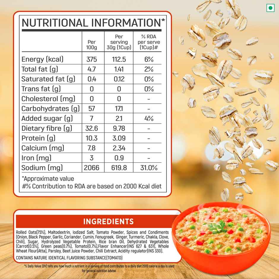 Kwality Peppy Tomato Masala Oats