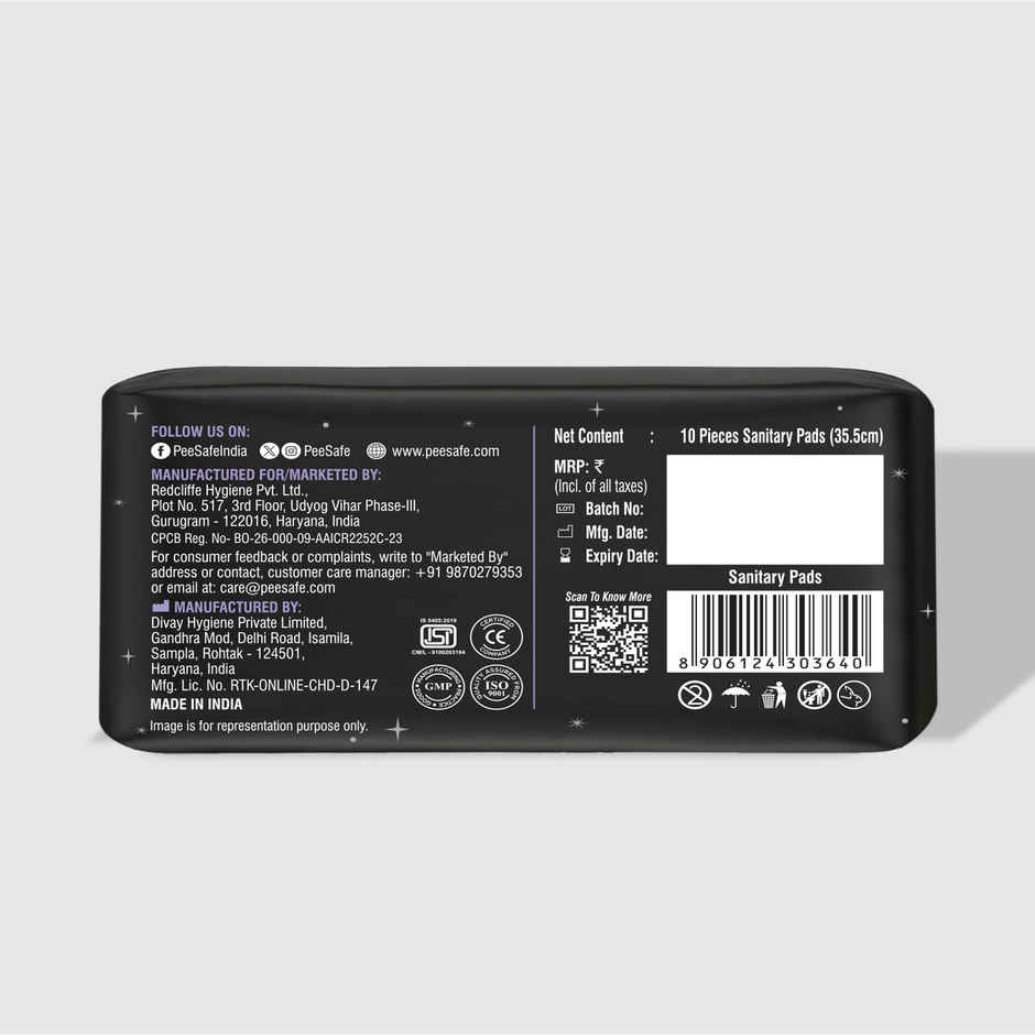 Azah Pee Safe Comfort Night Pads | 3XL