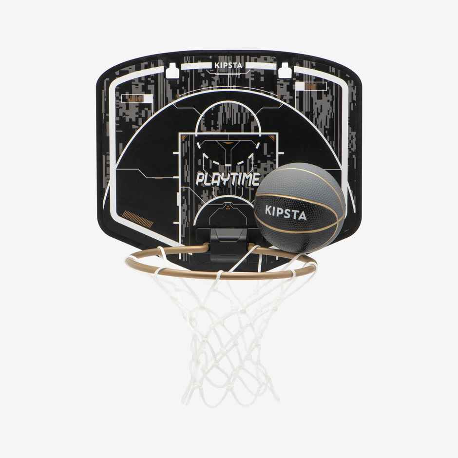 Decathlon | Tarmak Kids Mini Basketball Hoop Black & Gold