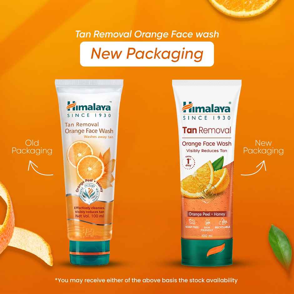 Himalaya Wellness Company Tan Removal Orange Face Wash