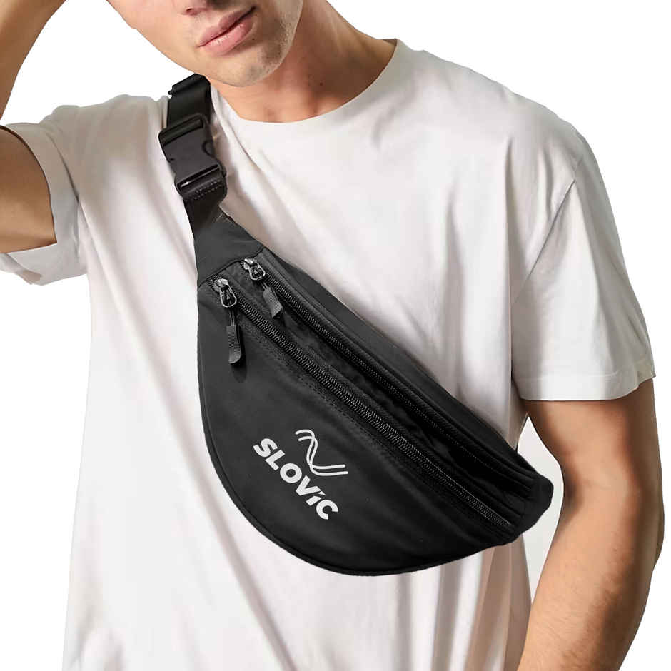 Slovic Waist Bag with 3 Pockets | Suitable for Travelling