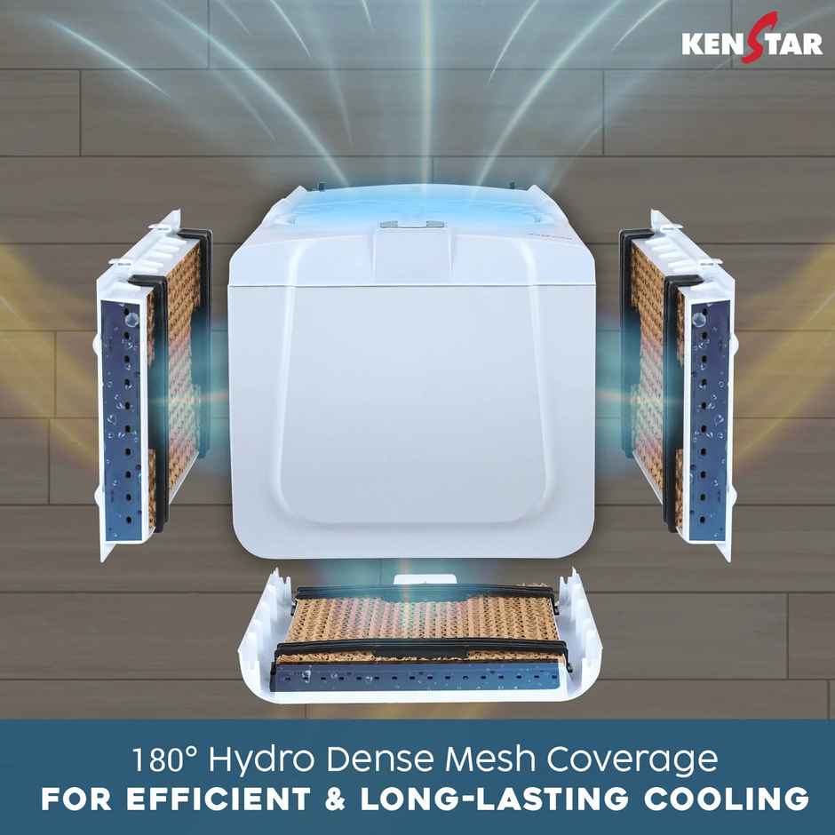 Kenstar Turbocool Neo 27 Blue Honeycomb Desert Cooler