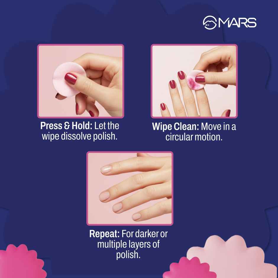 MARS Cosmetics Miss Wipe Out Nail Polish Remover Wipes