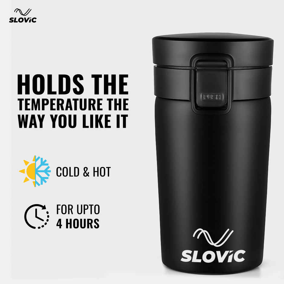 Slovic Insulated Hot & Cold Coffee Tumbler for Gym & Travel Use | 400 ml