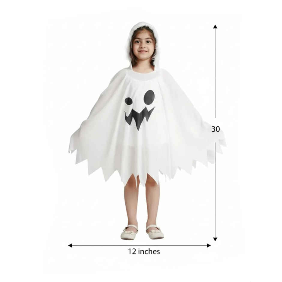 White Cloak Halloween Costume | Free Size | Sheen And Shine