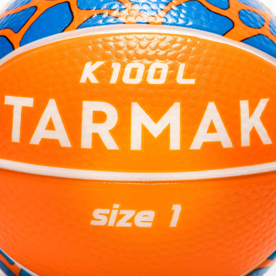Decathlon | Tarmak Kids Foam Basketball - Orange & Blue, Size 1