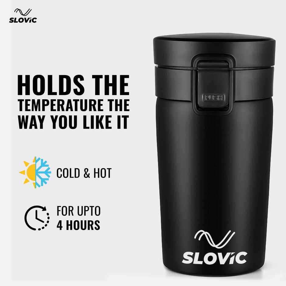 Slovic Insulated Hot & Cold Coffee Tumbler for Gym & Travel Use | 400 ml