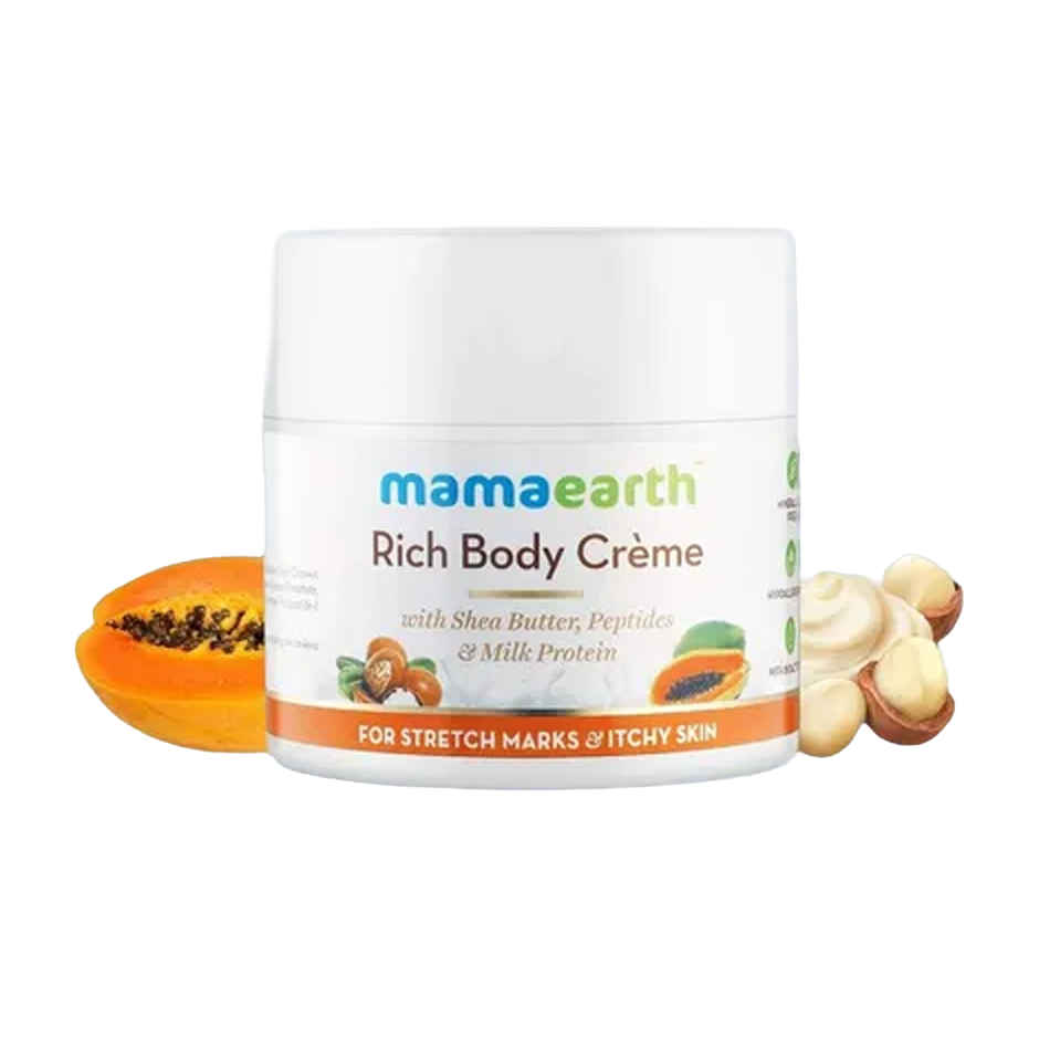Mamaearth Rich Body Cream For Stretch Marks And Itchy Skin