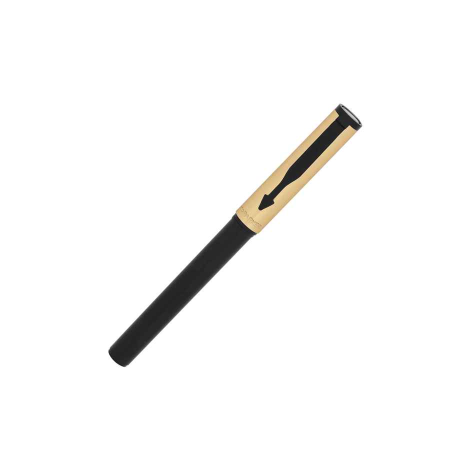 Parker Beta Premium Fountain Pen Gold Finish Cap | Blue Ink | Gift for Teacher