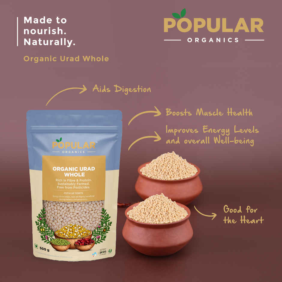 Popular Organics Urad Whole / Urad Gota