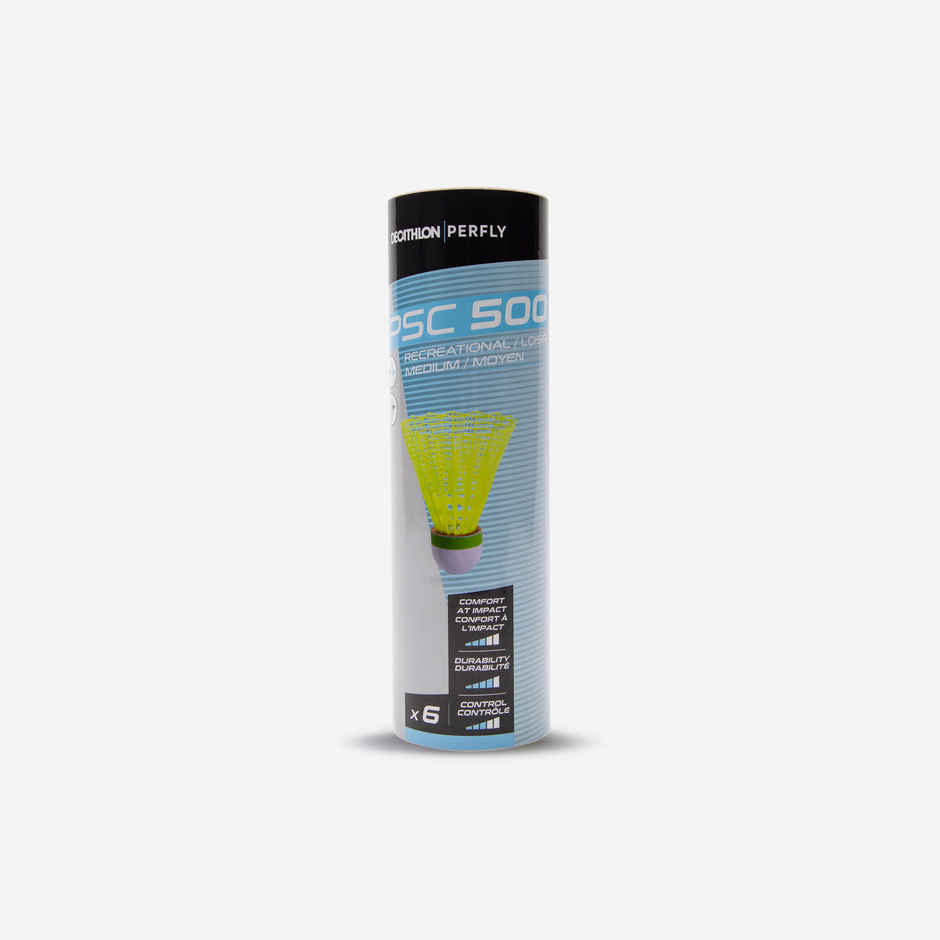 Decathlon | Artengo Indoor Plastic Shuttlecock | Neon Green