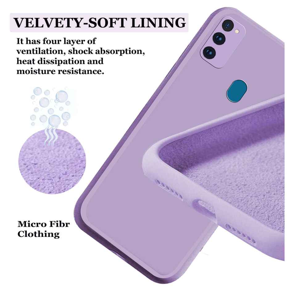 Artistque Case For Samsung Galaxy M21 / Samsung Galaxy M30S Back Cover - Plain Liquid Silicone Cover