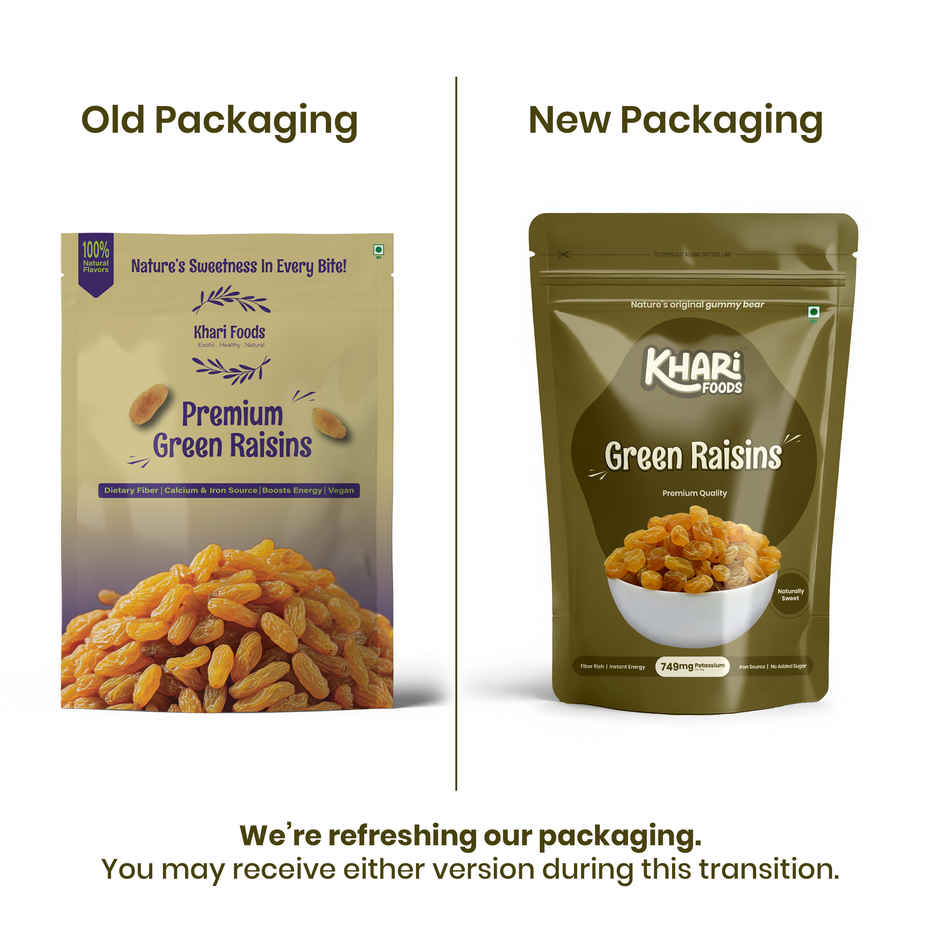 Khari Foods Green Raisins Dried