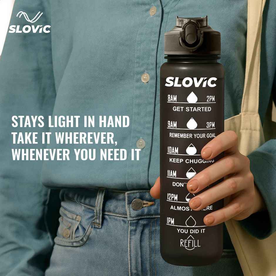 Slovic Sipper with Straw for Adults & Kids | Leakproof for Gym, School, and Travel