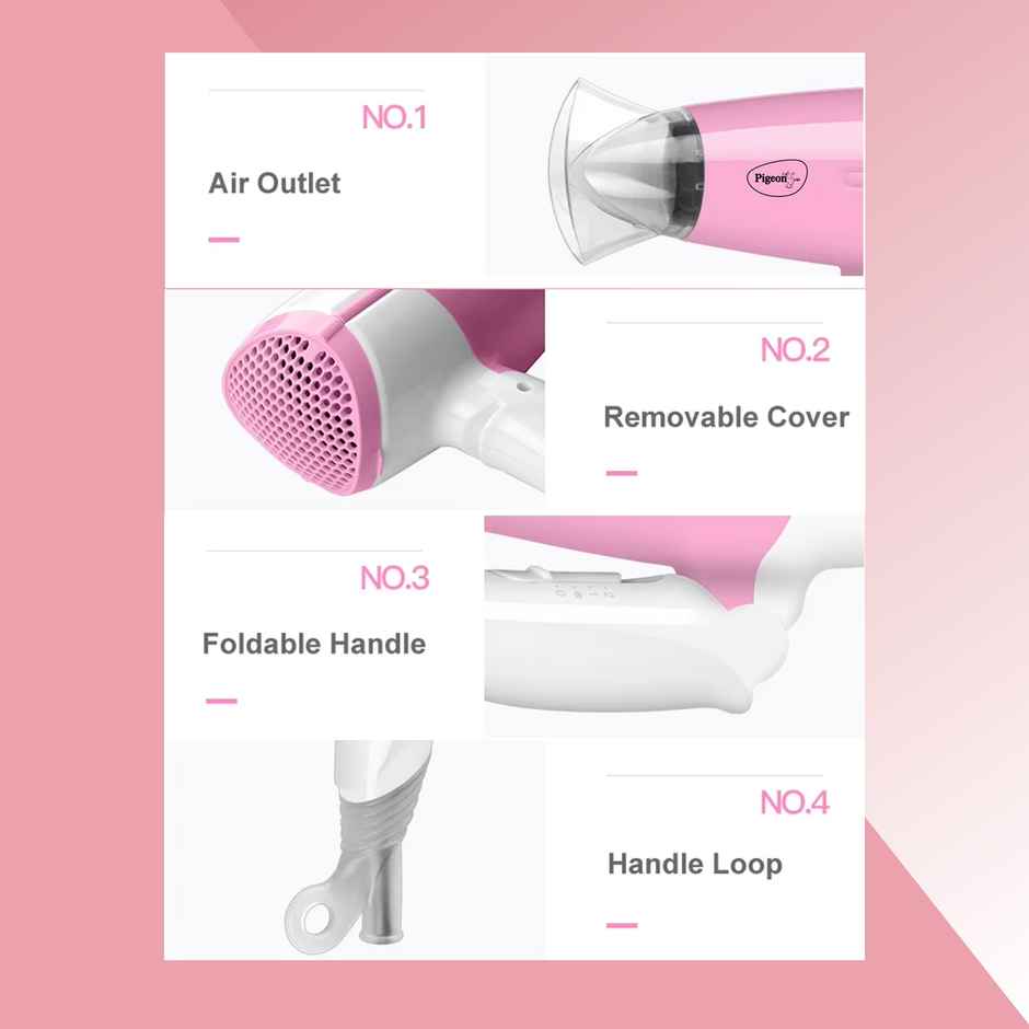 Pigeon Grace Hair Dryer Pink