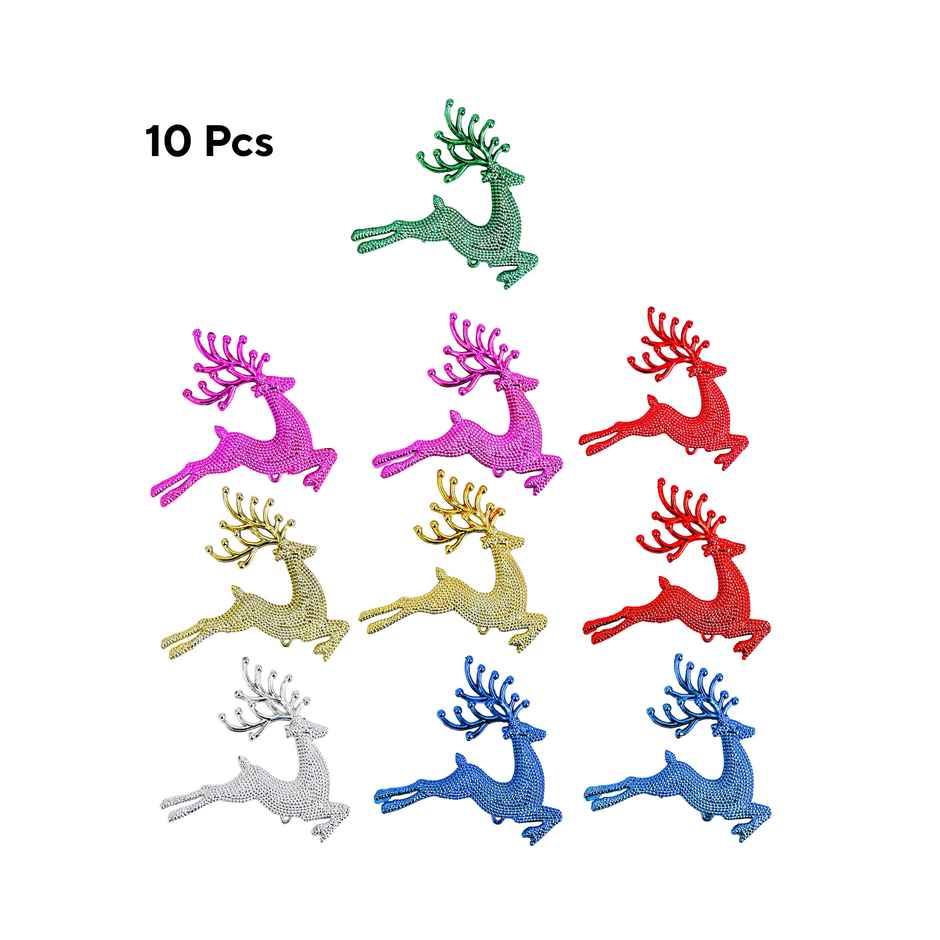 Christmas Hanging Reindeer | Multicolor | Tree Decoration | Eye-Catching Decor | Picfest
