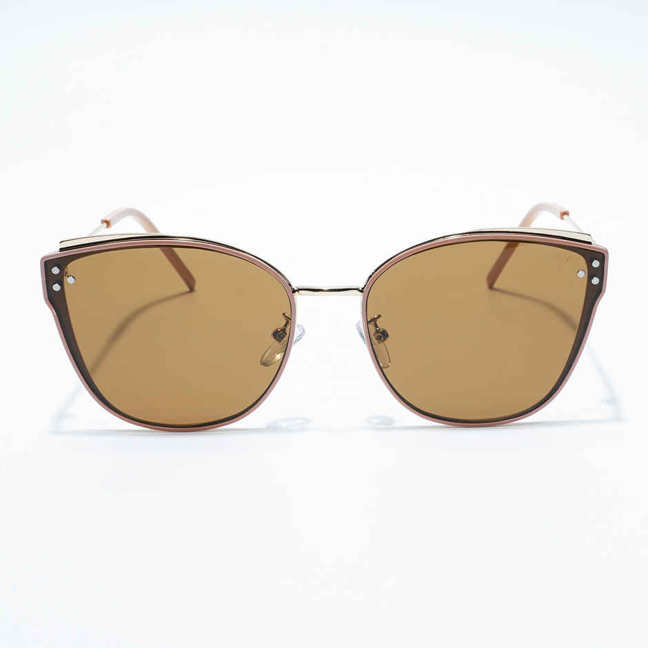 Voyage Women's Metal Sunglasses | Brown - M