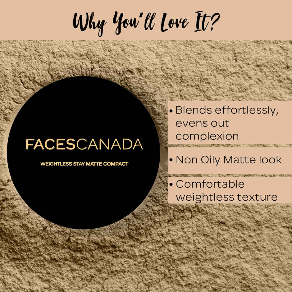 Faces Canada Compact Powder - Natural | Blends Effortlessly