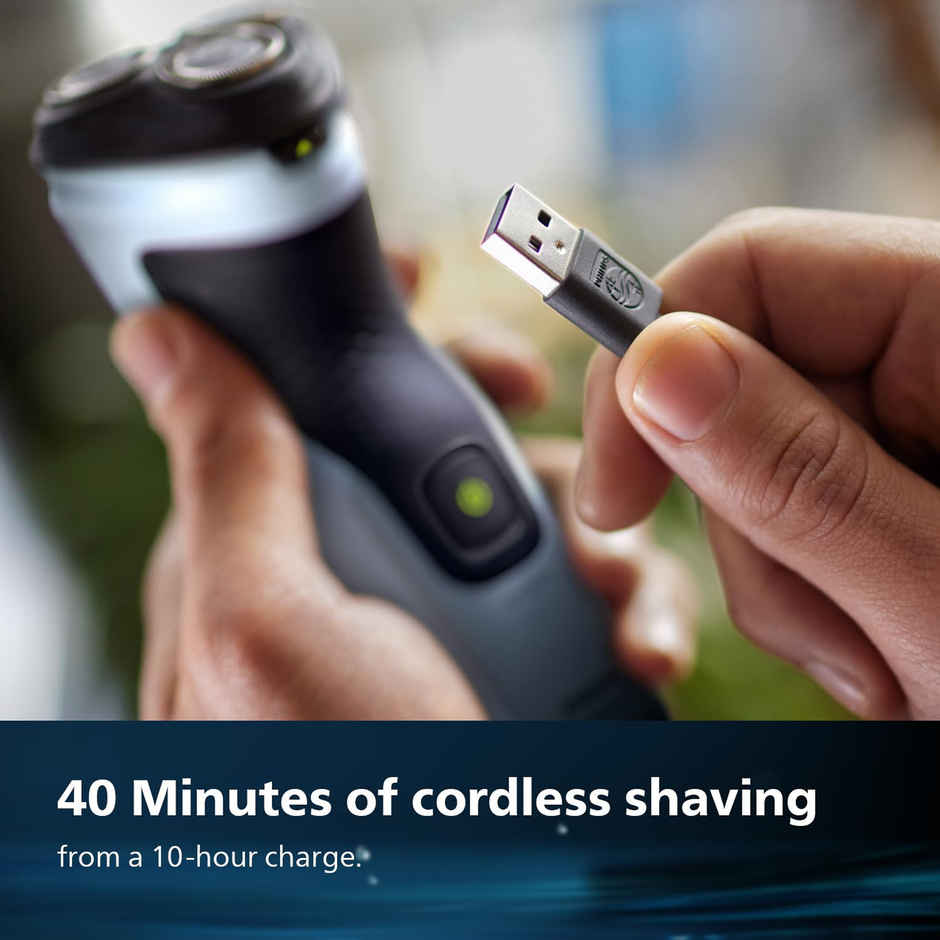 Philips Wet & Dry Electric Shaver|4D Flex Heads|Pop-up Trimmer|ComfortCut Blades|X3063/03