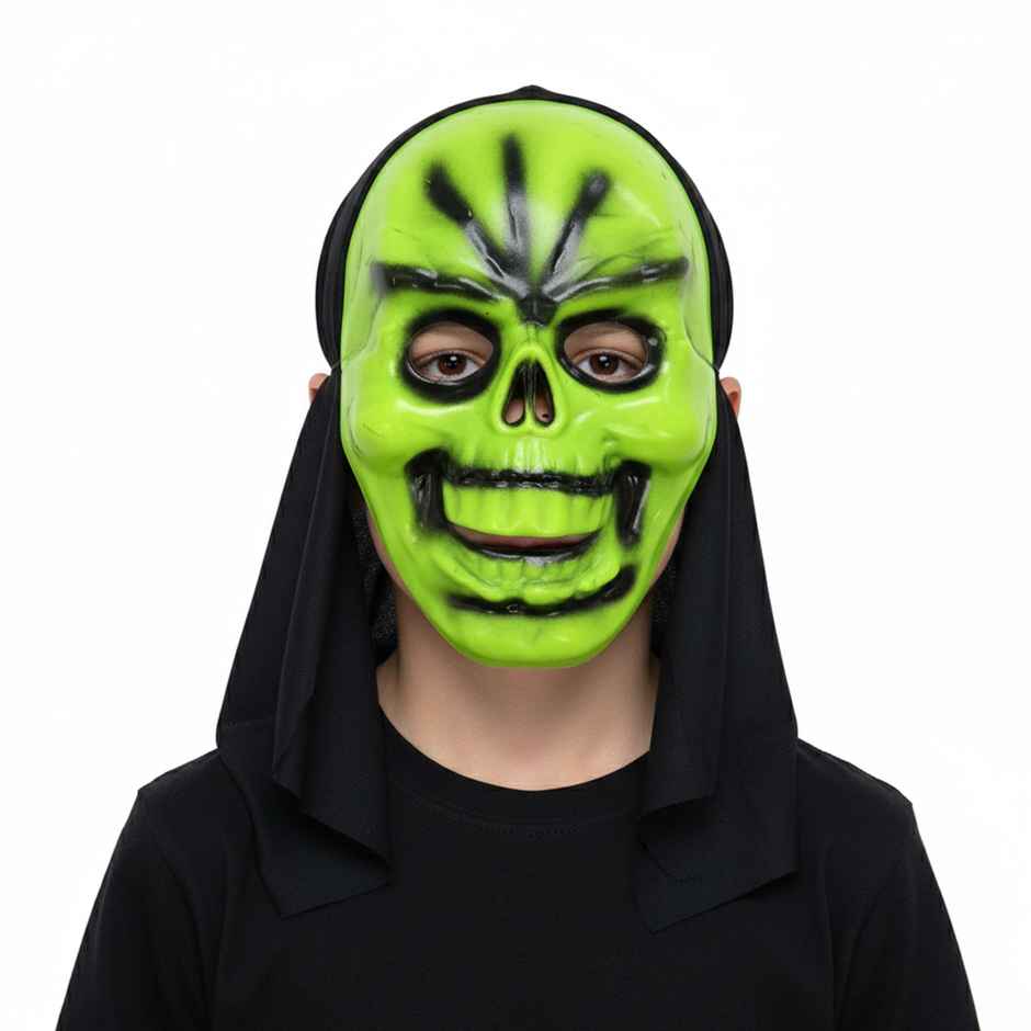 Dark Green Colorful Mask | Halloween Special | Mad Over Print