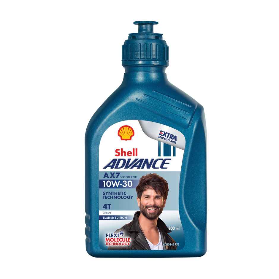 Shell Advance AX7 10W-30 API SN Synthetic Blend Scooter Engine Oil