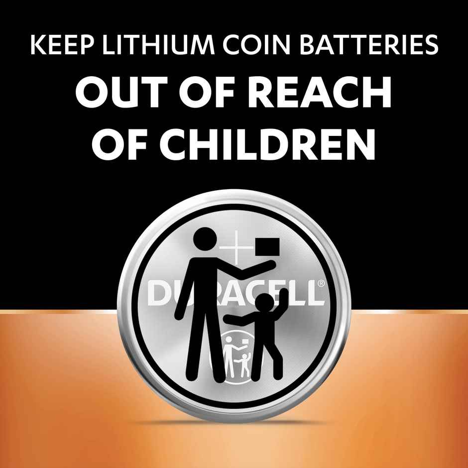 CR2032 Lithium Coin Cell Battery | 3V | Child-Resistant For Car Keys & Scales