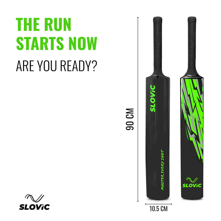Slovic Tennis Ball Cricket Bat for Outdoor, Gully Cricket, Practice & Lightweight Play