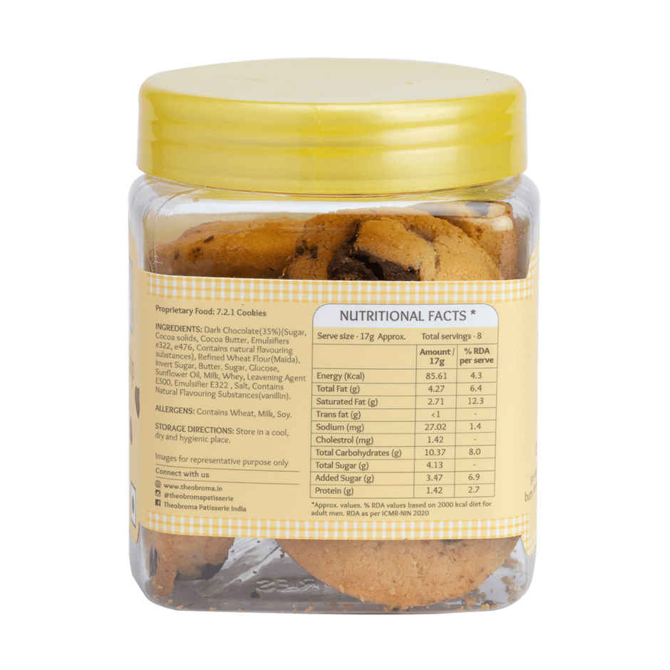 Theobroma Chocolate Chip Cookies | Soft Baked | No Palm Oil | No Preservatives