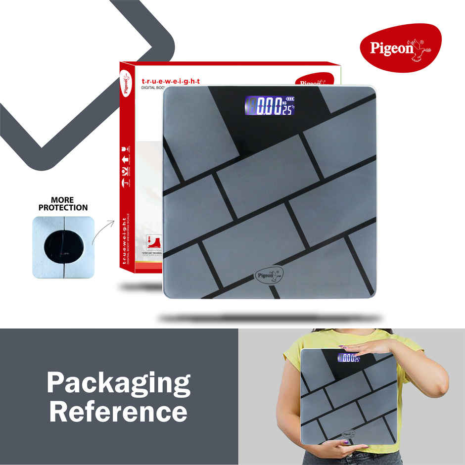 Pigeon by Stovekraft Weighing Scale Iris | Silver