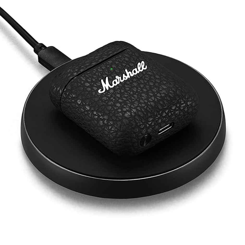 Marshall Minor lll Bluetooth Truly Wireless ln-Ear Earbuds Wlth Mic, Black