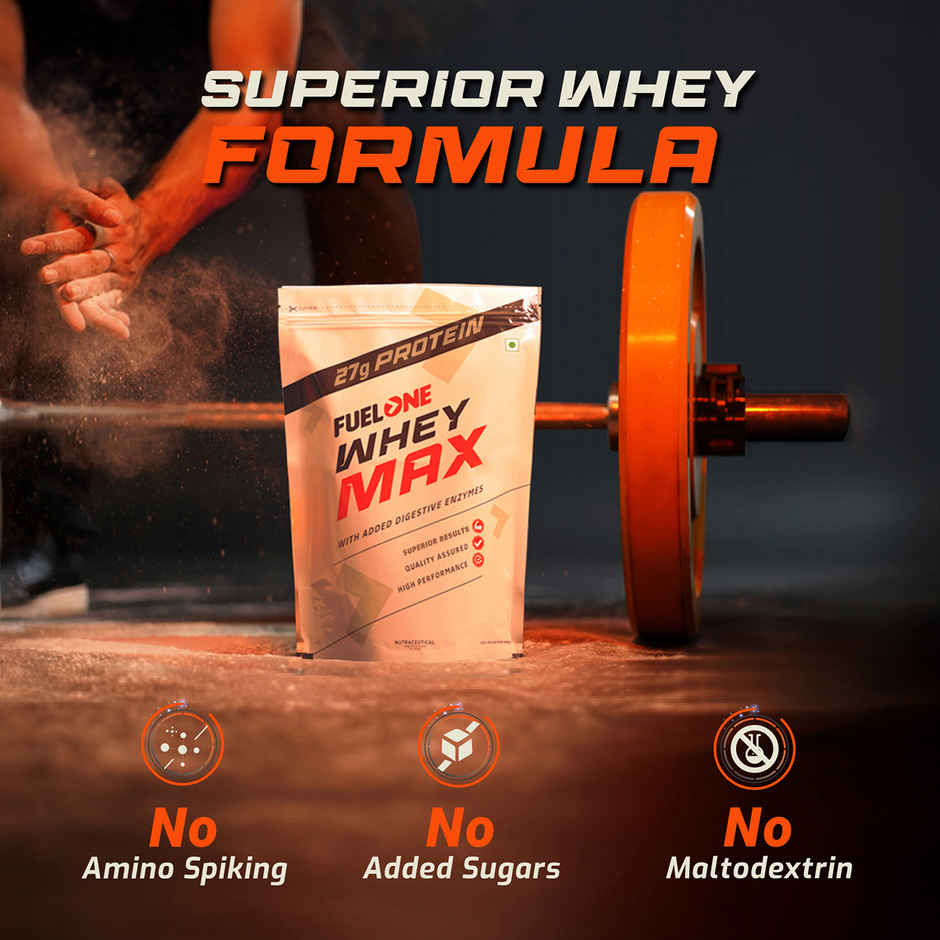 Fuel One Whey Max Protein Powder | Rich Chocolate