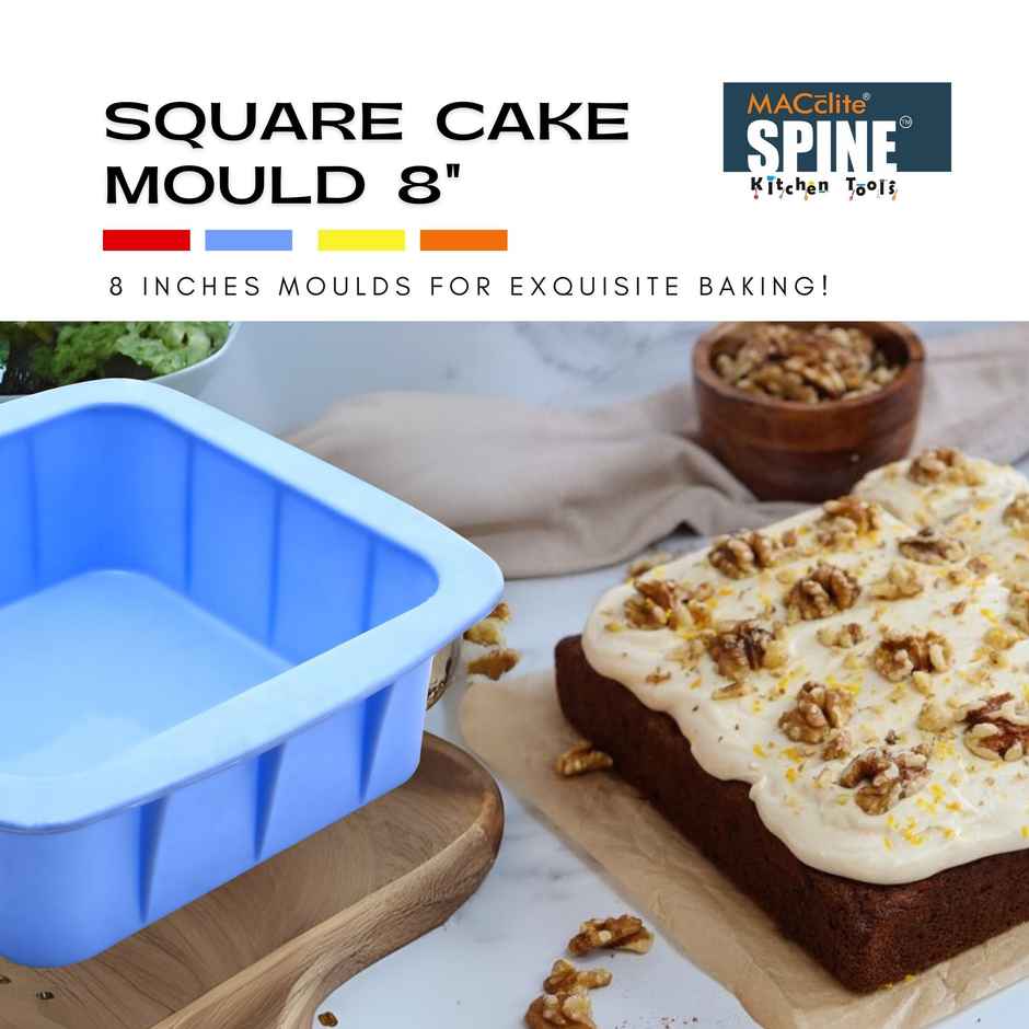 Silicone Cake Mould Square 8.0 Inch