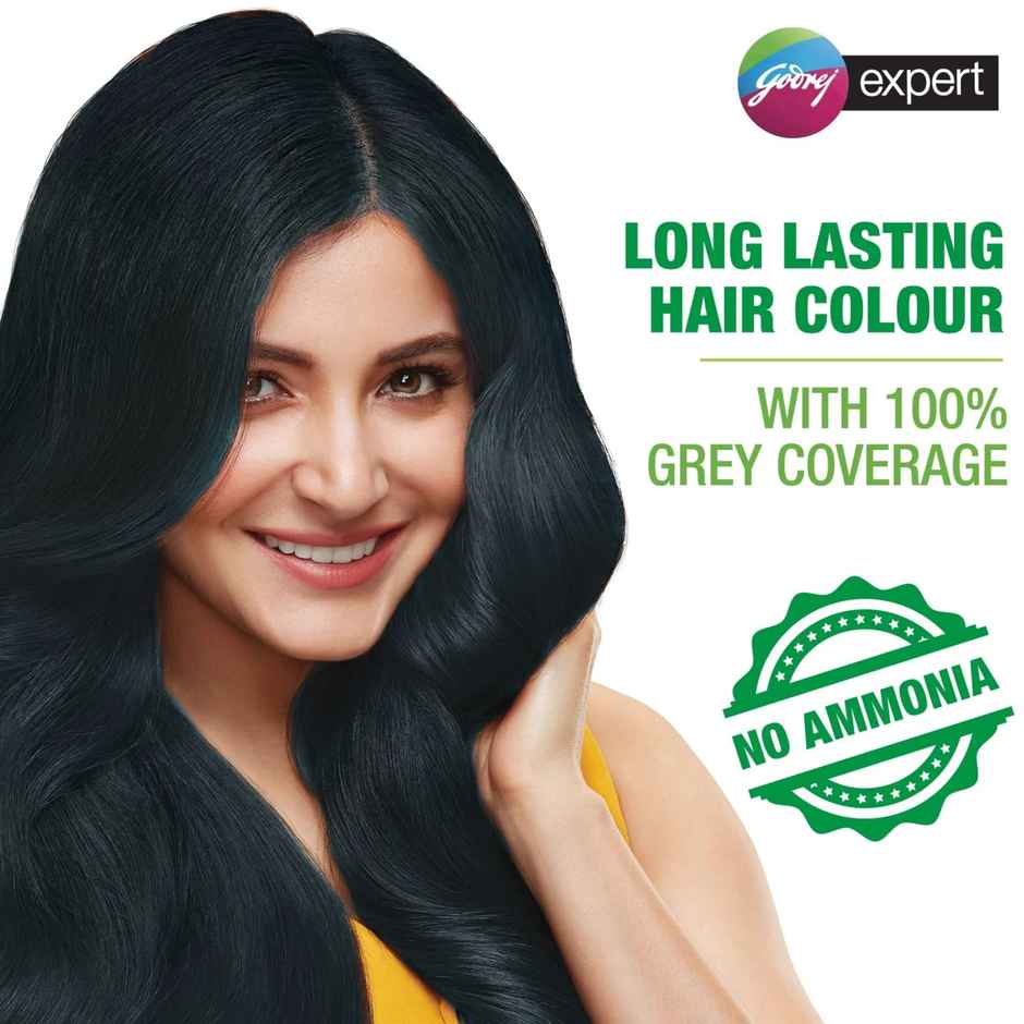 Godrej Expert Creme Hair Colour Natural Black (Pack of 4)