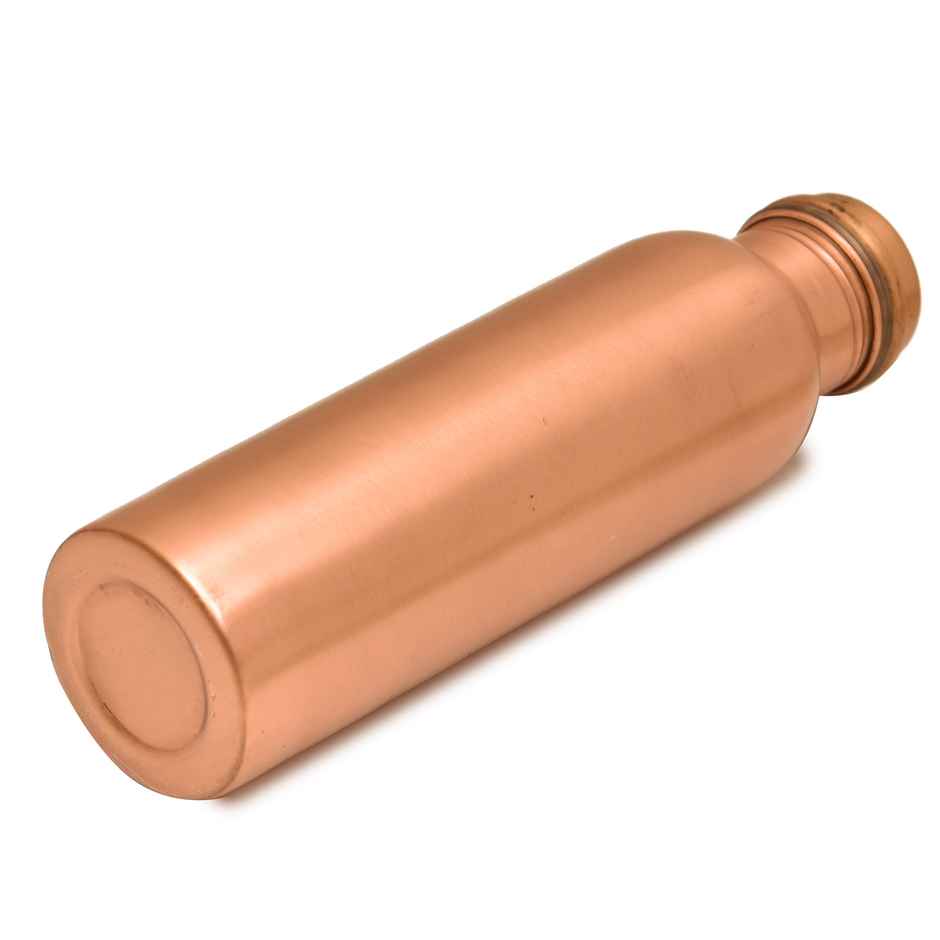 OGGN Plain Copper Water Bottle For Daily & Office Use 900 ml, Pure Copper