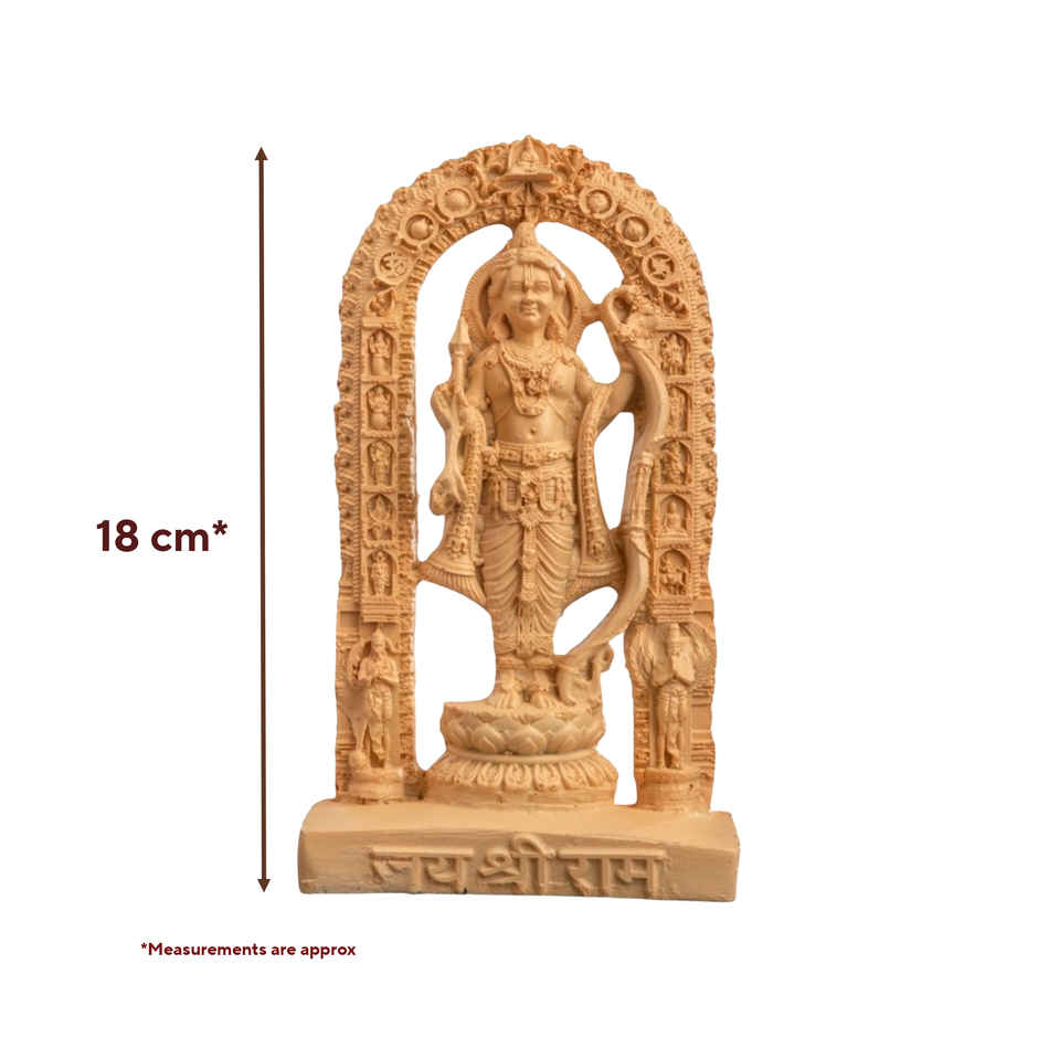 Shri Ram Lalla Idol | Premium Beige Mandir Colour | ServDharm