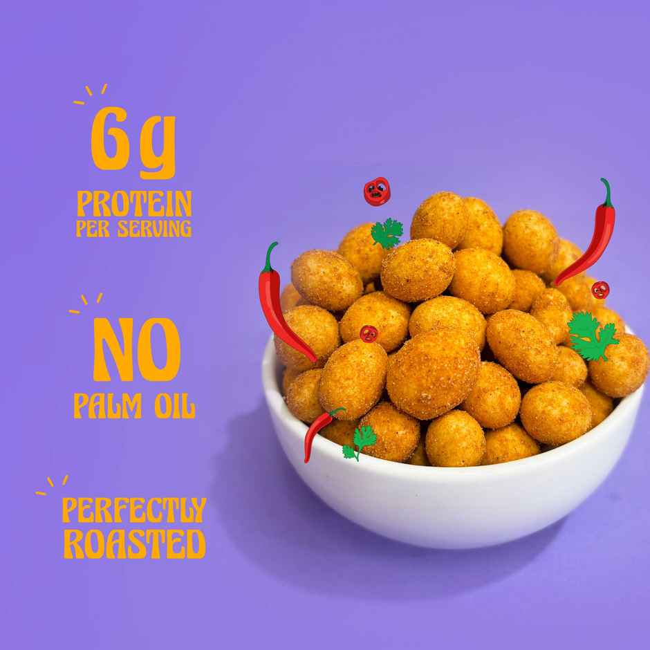 Taali Spizee Masala Coated Peanuts, Crispy, Roasted Not Fried, Happy Nuts, No Maida