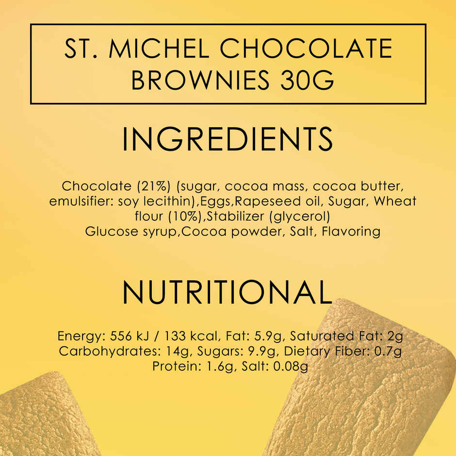 St Michel Chocolate Brownies