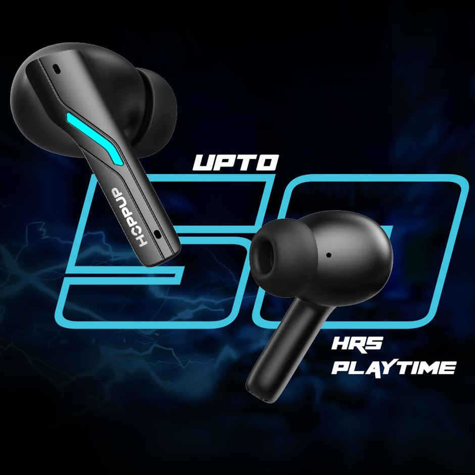 Hoppup Xo1 Blue Gaming Earbuds With 50H Playtime