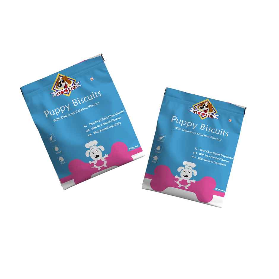 Nootie Chicken Biscuits With Peanut Butter Flavour For Puppies