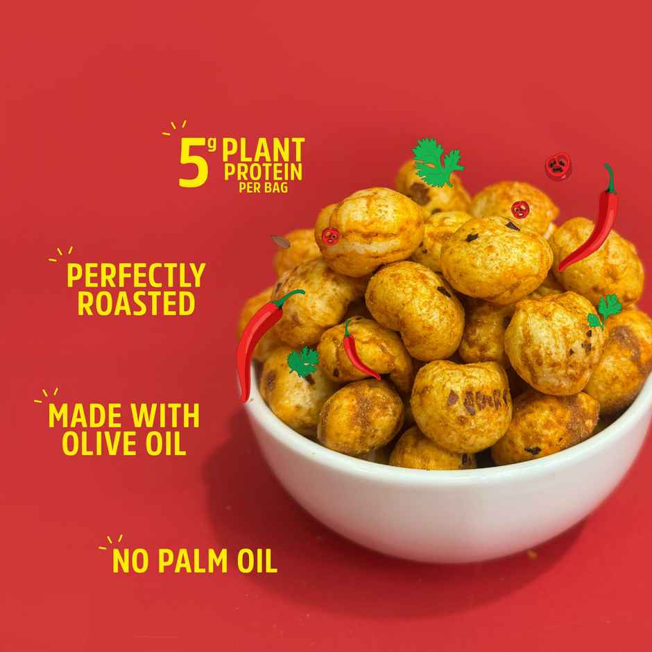 Taali Roasted Makhana | Sriracha Spice | Protein Rich, Made In Olive Oil Combo