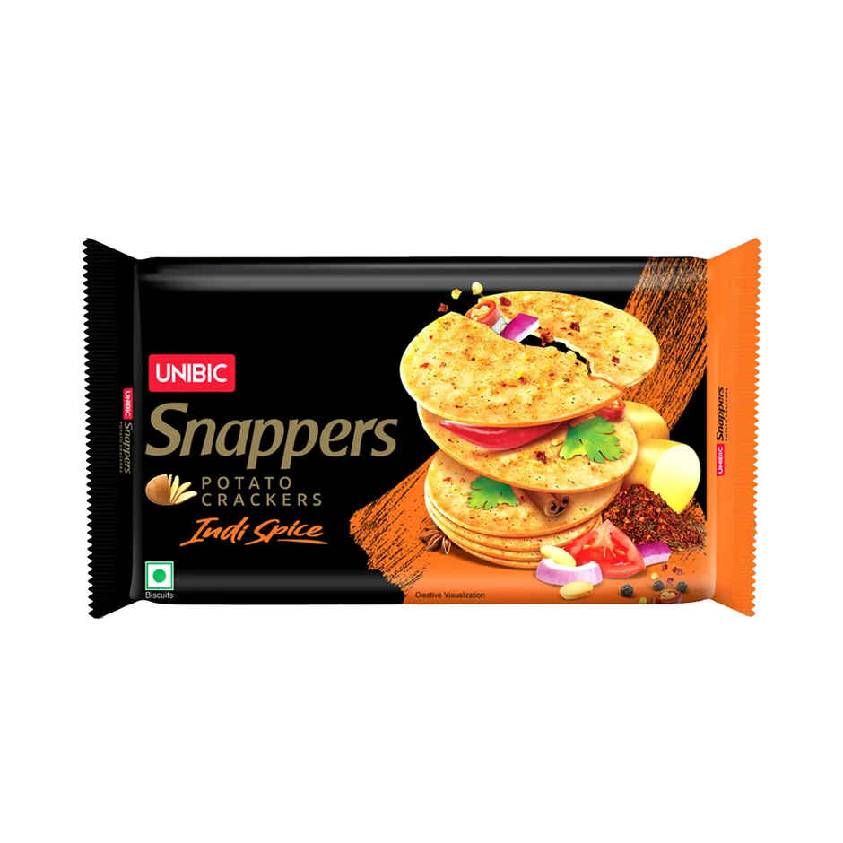 UNIBIC Snapper Indi Spice Flavoured Crackers | Cholesterol-Free And Trans Fat-Free Combo